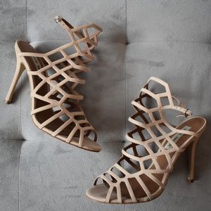 Steve Madden Nude Cage Heel